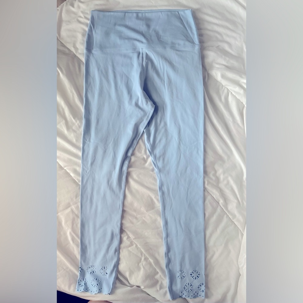 Glyder/Legging: High Waisted 7/8 Legging in Ice Blue